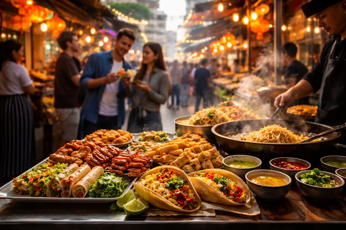 Découvrir les merveilles des la gastronomie de rue à travers le monde
