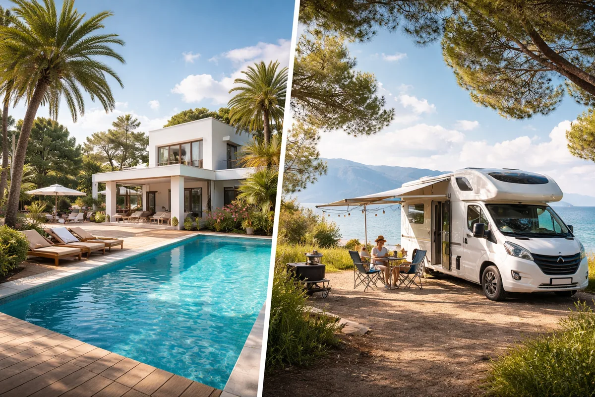Comment choisir entre la location de villa et le camping car pour des vacances