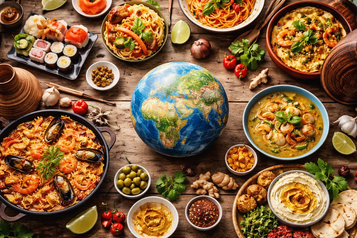Les secrets de la gastronomie : une aventure culinaire autour du monde